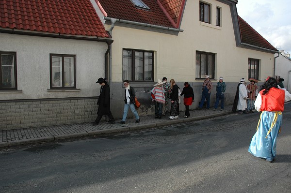 Masopustní průvod obcí 2008