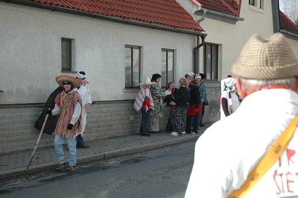 Masopustní průvod obcí 2008
