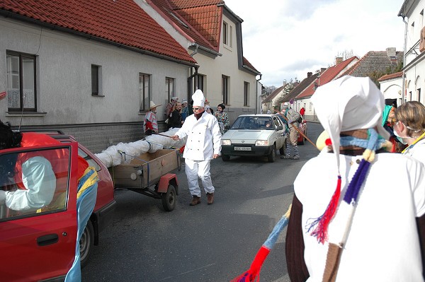 Masopustní průvod obcí 2008