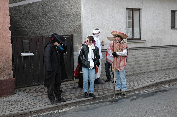 Masopustní průvod obcí 2008