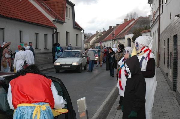 Masopustní průvod obcí 2008