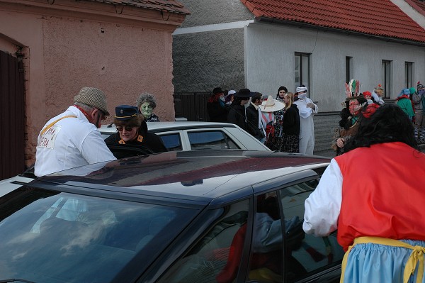 Masopustní průvod obcí 2008