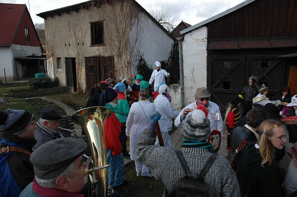 Masopustní průvod obcí 2008