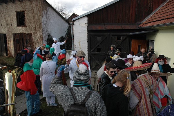 Masopustní průvod obcí 2008