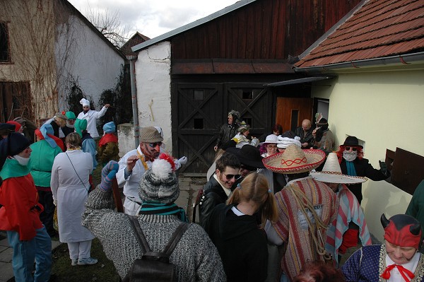 Masopustní průvod obcí 2008