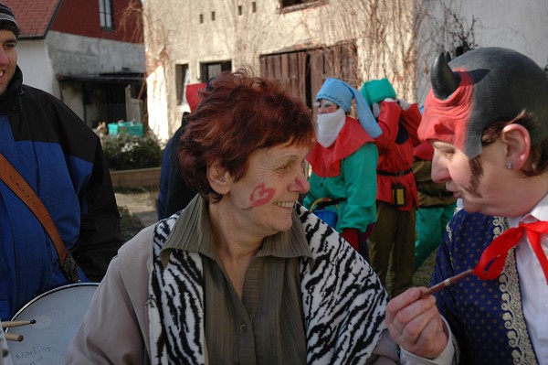 Masopustní průvod obcí 2008