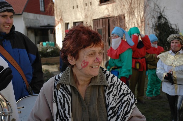 Masopustní průvod obcí 2008