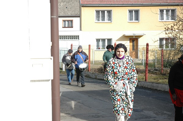 Masopustní průvod obcí 2008
