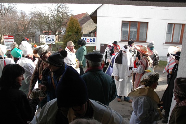 Masopustní průvod obcí 2008