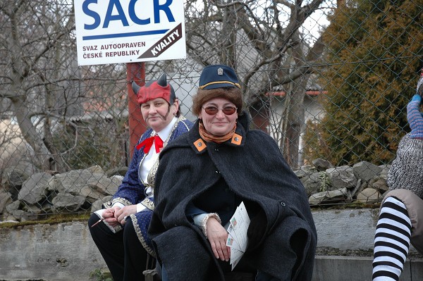 Masopustní průvod obcí 2008