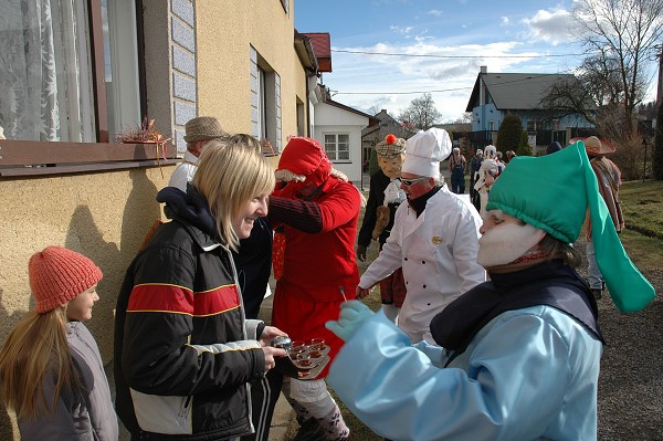 Masopustní průvod obcí 2008
