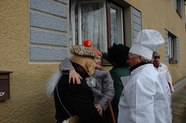 Masopustní průvod obcí 2008