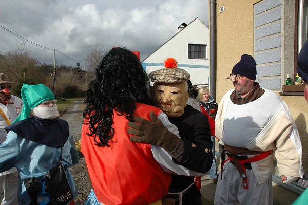 Masopustní průvod obcí 2008