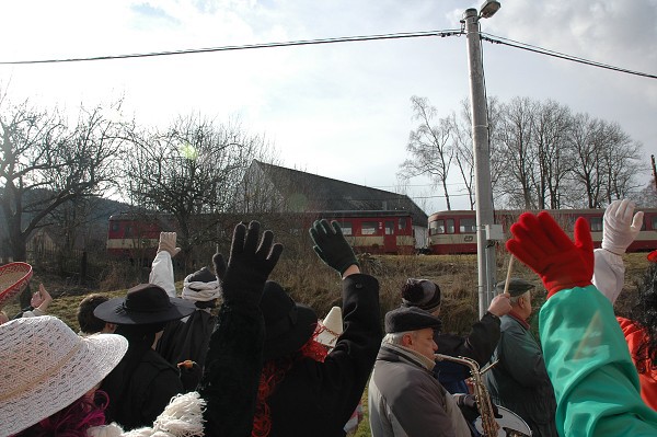 Masopustní průvod obcí 2008