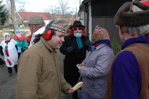 Masopustní průvod obcí 2008