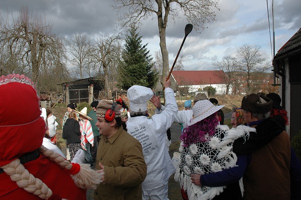 Masopustní průvod obcí 2008