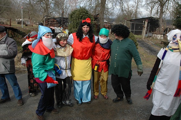 Masopustní průvod obcí 2008
