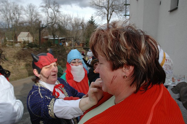Masopustní průvod obcí 2008