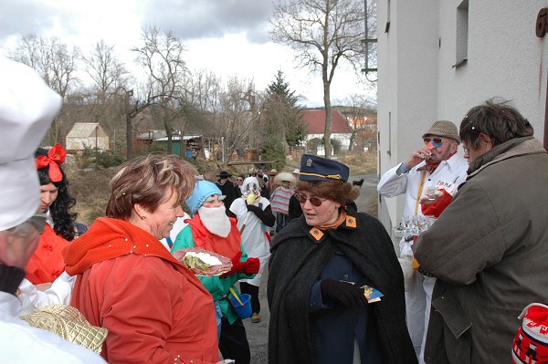 Masopustní průvod obcí 2008