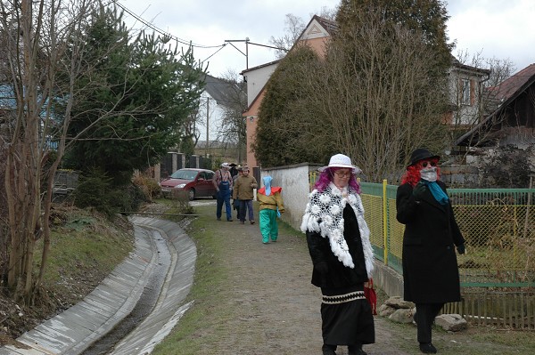Masopustní průvod obcí 2008