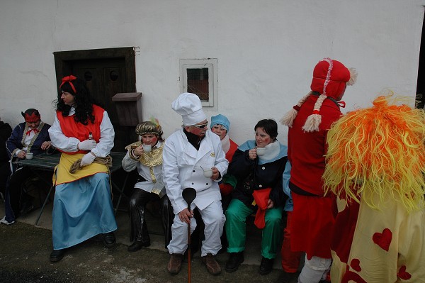 Masopustní průvod obcí 2008