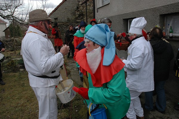 Masopustní průvod obcí 2008
