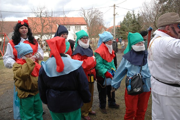 Masopustní průvod obcí 2008