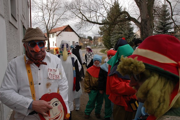 Masopustní průvod obcí 2008