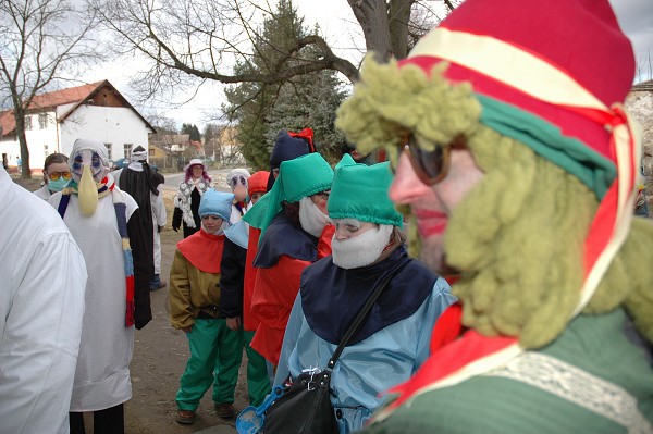 Masopustní průvod obcí 2008