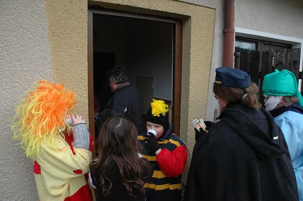 Masopustní průvod obcí 2008