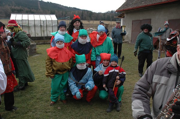 Masopustní průvod obcí 2008