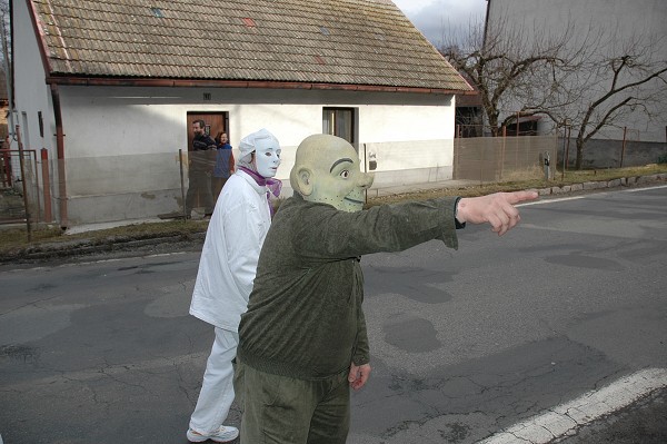 Masopustní průvod obcí 2008