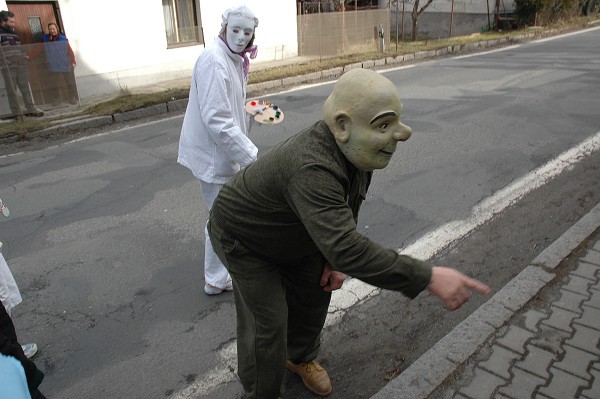 Masopustní průvod obcí 2008