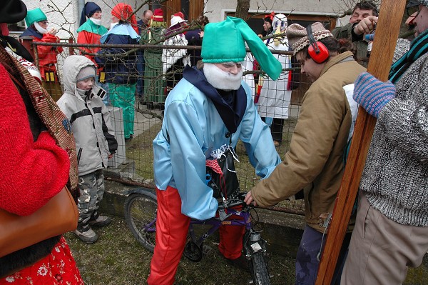 Masopustní průvod obcí 2008