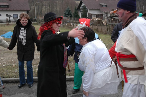 Masopustní průvod obcí 2008