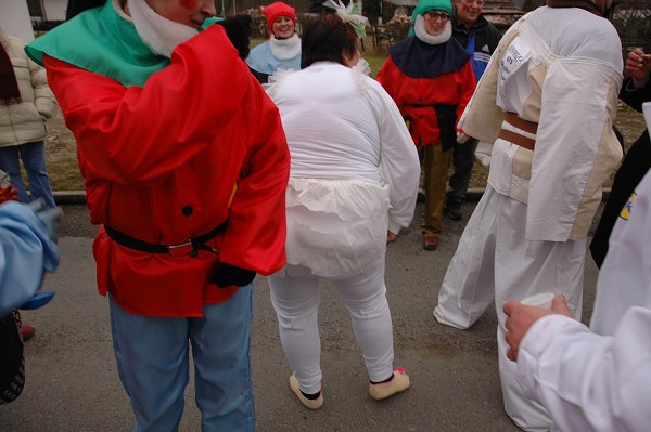 Masopustní průvod obcí 2008