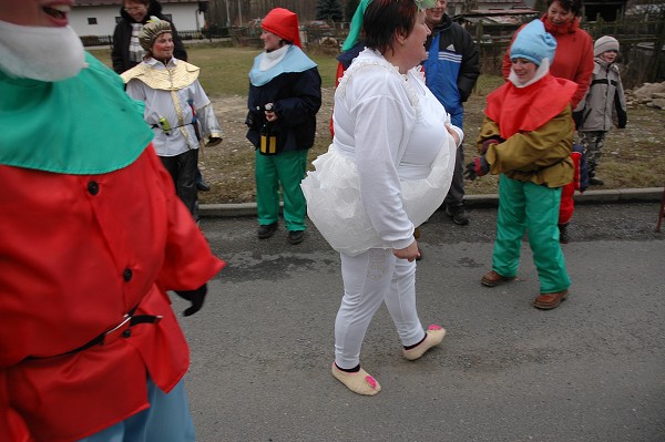 Masopustní průvod obcí 2008