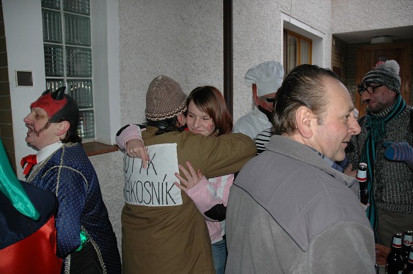 Masopustní průvod obcí 2008