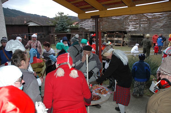 Masopustní průvod obcí 2008