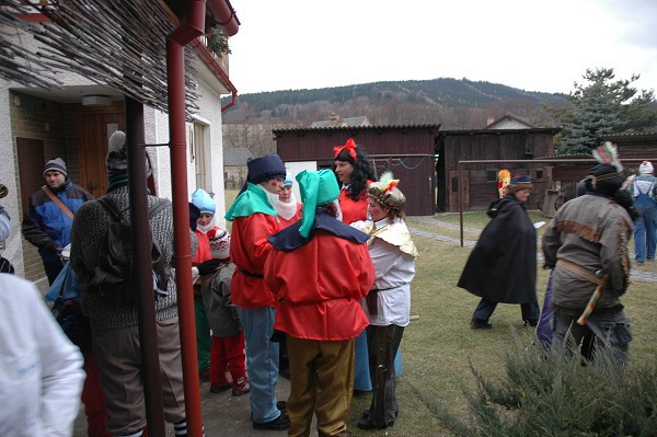 Masopustní průvod obcí 2008