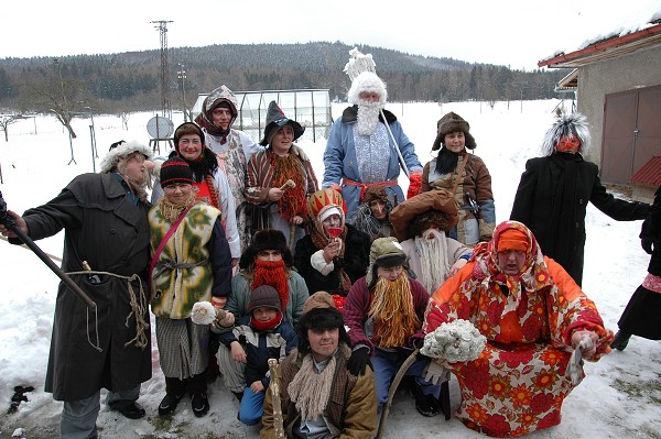 Masopustní průvod obcí 2009