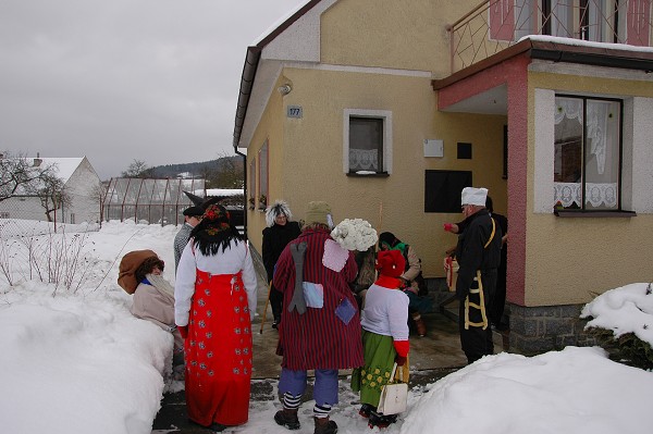 Masopustní průvod obcí 2009